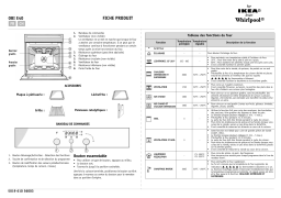 IKEA OBI E40 AL Oven Manuel utilisateur