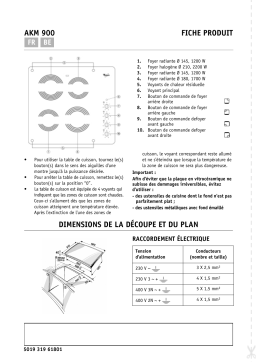 Whirlpool AKM 900/NE Hob Manuel utilisateur