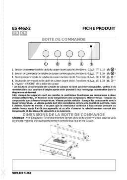 Bauknecht ES 4462-2 AL Hob Manuel utilisateur