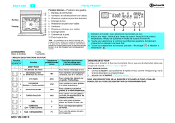 Bauknecht BEZH 3000 Oven Manuel utilisateur