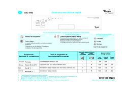 Whirlpool ADG 3452 AV Dishwasher Manuel utilisateur