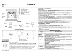 Whirlpool AKP 248 GR Oven Manuel utilisateur