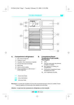 NEUTRAL FR 39-B Fridge/freezer combination Manuel utilisateur