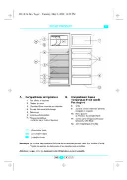 NEUTRAL RF 39-B Fridge/freezer combination Manuel utilisateur