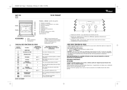 Whirlpool AKZ 352 NB Oven Manuel utilisateur
