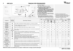 Whirlpool AWE 6524 Washing machine Manuel utilisateur