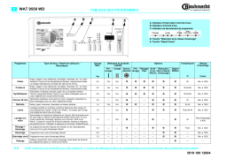 Bauknecht WAT 9558WD Washing machine Manuel utilisateur