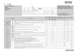 LADEN FL 959 Washing machine Manuel utilisateur