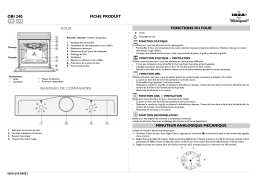 IKEA OBI 240 AN Oven Manuel utilisateur