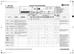 Bauknecht WAL 9767 Washing machine Manuel utilisateur
