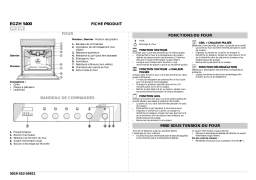 Bauknecht EGZH 5400 IN Oven Manuel utilisateur