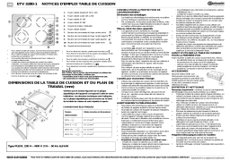 Bauknecht ETV 3280 IN -1 Hob Manuel utilisateur