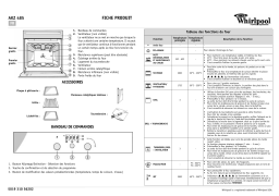 Whirlpool AKZ 485 NB Oven Manuel utilisateur