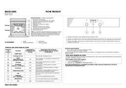 Bauknecht BMZH 5000/01 AL Oven Manuel utilisateur