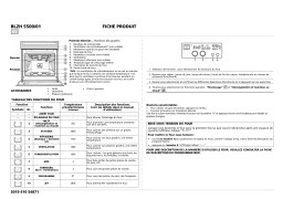 Bauknecht BLZH 5500/01 IN Oven Manuel utilisateur