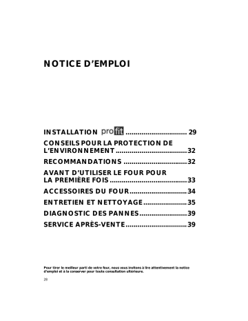 Whirlpool AKZ 660 IX Oven Manuel utilisateur | Fixfr