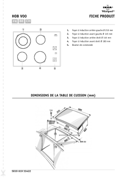 IKEA HOB V00 S Hob Manuel utilisateur