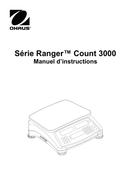 Ohaus RC31P1502 Ranger® Count 3000 Manuel utilisateur