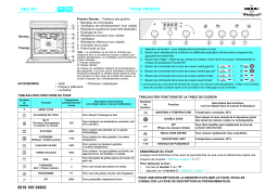IKEA OBU 207 W Oven Manuel utilisateur