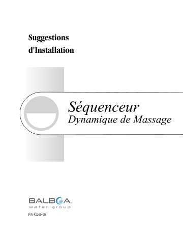 Mode d'emploi | Balboa Spa Therapy Sequencer 52200-98 Manuel utilisateur | Fixfr