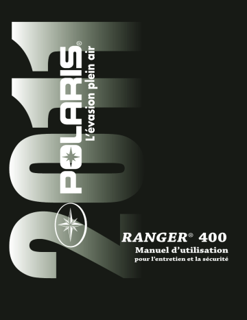 Ranger 400 2011 Manuel du propriétaire | Fixfr