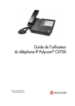 Poly CX700 Mode d'emploi