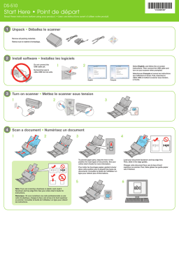 Epson WORKFORCE DS-510 Guide d'installation