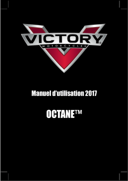 Victory Motorcycles Victory Octane 2017 Manuel du propriétaire