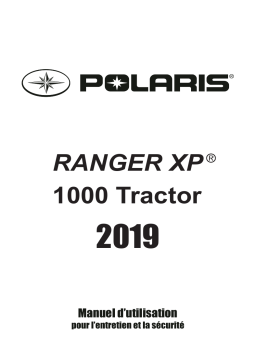 Ranger XP 1000 Tractor 2019 Manuel du propriétaire