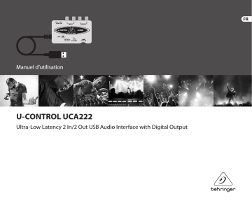 U-CONTROL UCA222 | Behringer UCA222 Audio Interface Manuel du propriétaire | Fixfr