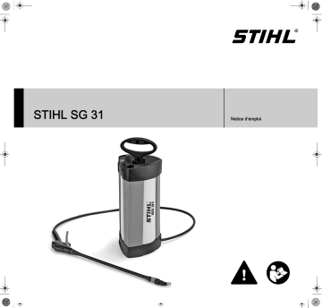 STIHL SG 31 Manuel utilisateur | Fixfr