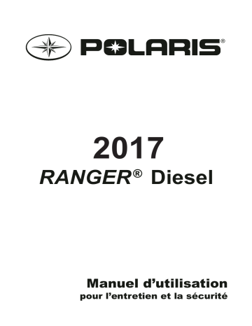DIESEL | Ranger XP 900 Zugmaschine 2017 Manuel du propriétaire | Fixfr