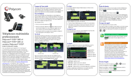 Poly VVX Camera Mode d'emploi