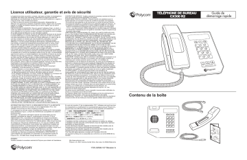 Poly CX300 R2 Guide de démarrage rapide | Fixfr