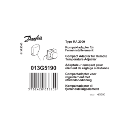 Danfoss 013-7045 Guide d'installation