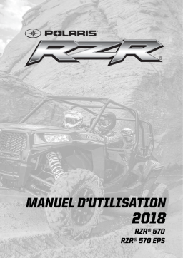 RZR Side-by-side RZR 570 / 570 EPS 2018 Manuel du propriétaire