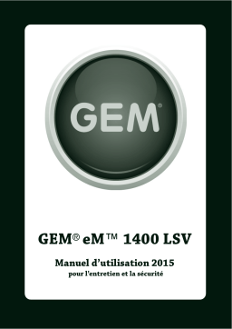 GEM eM1400 LSV 2015 Manuel du propriétaire