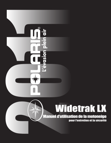 WideTrack LX | Snowmobiles WideTrak LX 2011 Manuel du propriétaire | Fixfr