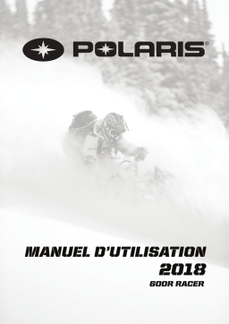 Snowmobiles 600R Race Sled 2018 Manuel du propriétaire