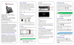 Poly VVX 300/310 Mode d'emploi