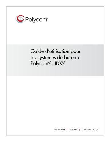 Poly HDX 4000 Mode d'emploi | Fixfr