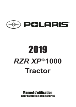 RZR Side-by-side RZR XP 1000 Tractor 2019 Manuel du propriétaire