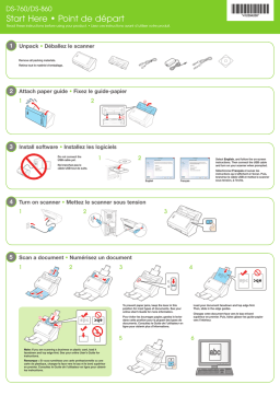 Epson DS-760 Guide d'installation