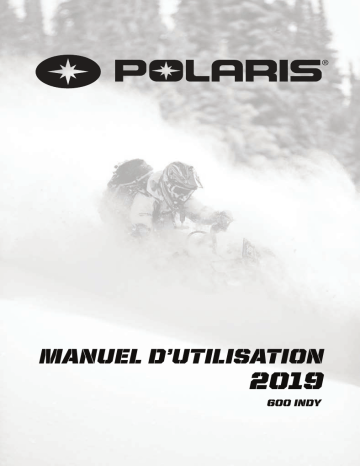 Snowmobiles 600 INDY 121 2019 Manuel du propriétaire | Fixfr