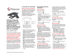 Poly SoundStation IP 7000 Video Integration Mode d'emploi