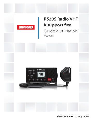 Mode d'emploi | Simrad RS20S Manuel utilisateur | Fixfr