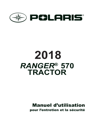 Ranger Tractor 570 2018 Manuel du propriétaire | Fixfr