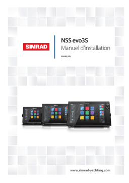 Simrad NSS evo3S Guide d'installation