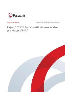 Poly CX5500 Mode d'emploi