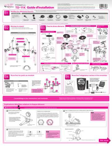 Roland TD-11K Série V-Compact Manuel du propriétaire | Fixfr